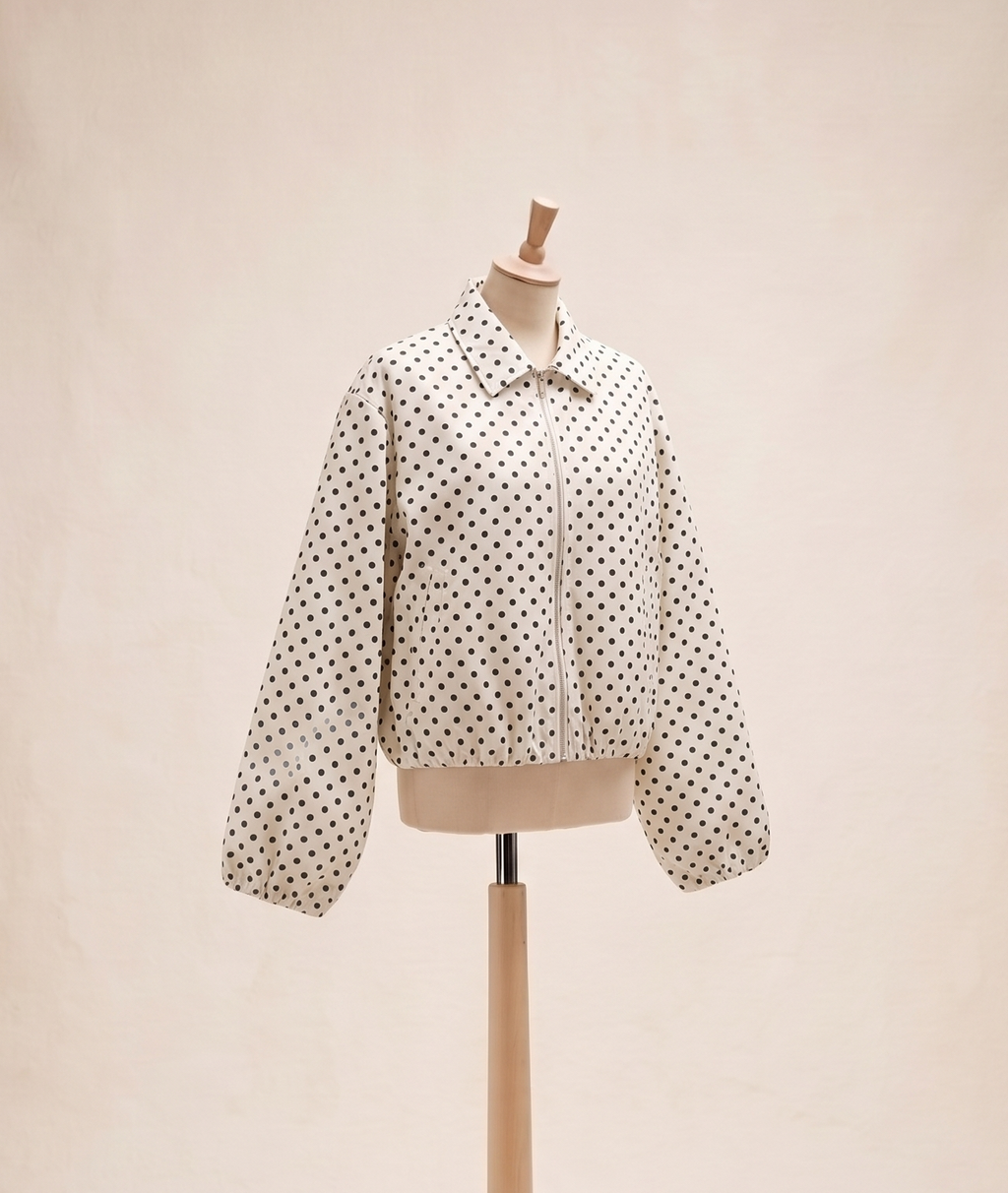 Veste Zippée à pois
